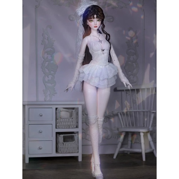 Búp bê 1/3 BJD cô dâu dễ thương