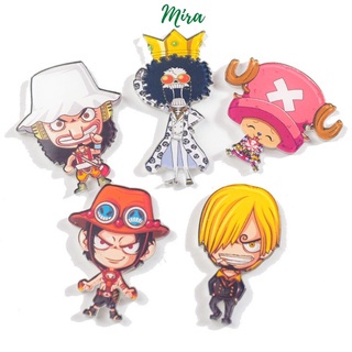One Piece  Ghim Cài Huy Hiệu, Pin Cài Trang Trí Áo Mũ Cặp Balo Cực Cute Đảo Hải Tặc Luffy