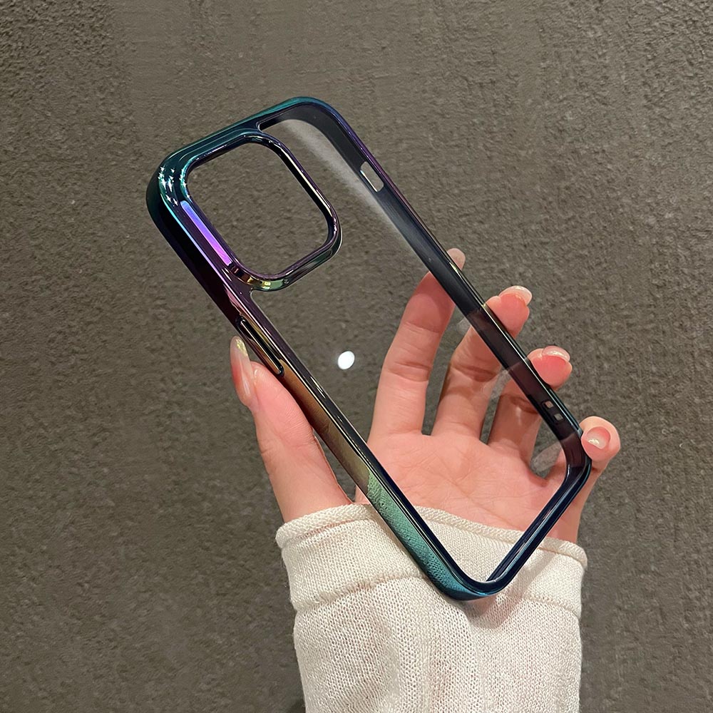 Ốp Điện Thoại iPhone 14 13 12 Pro max 14 plus case ốp lưng điện thoại iphone 14 13 12 promax Silicon Dẻo Màu Laser Trong Suốt Sang Trọng Chống Sốc Cho iP 14 Plus 12 13 Pro Max