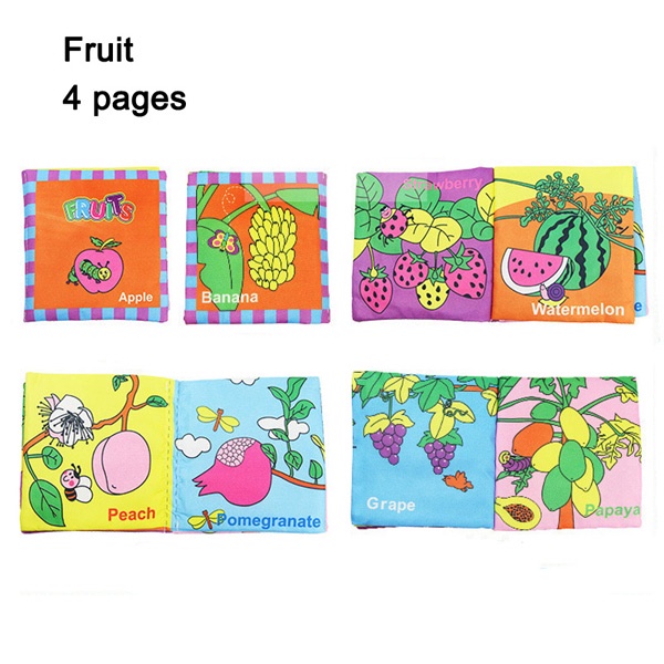 Coolplay Sách Vải Mềm Có Âm Thanh Sáng Tạo Giáo Dục Sớm Cho Bé Sơ Sinh