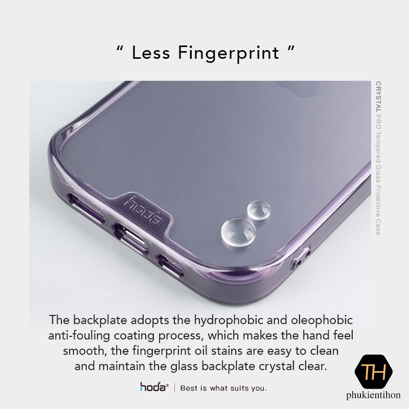 Ốp Lưng HODA iPhone 14 Pro Max/ 14 Pro Crystal Pro - Hàng chính hãng