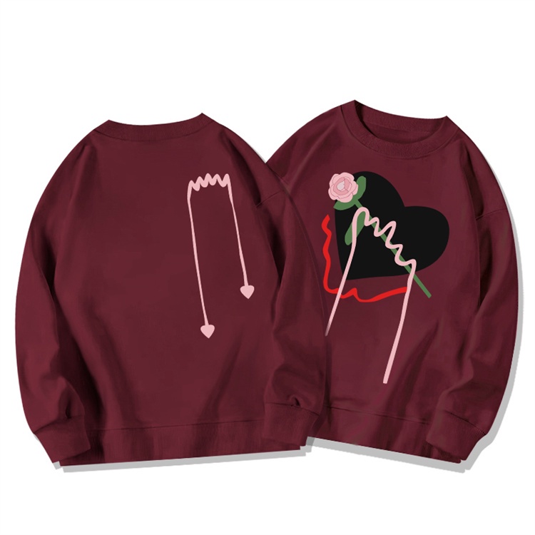 NRVP Áo Thun Nữ Dài Tay Dáng Rộng In Hình Phong Cách Hàn Quốc Mới