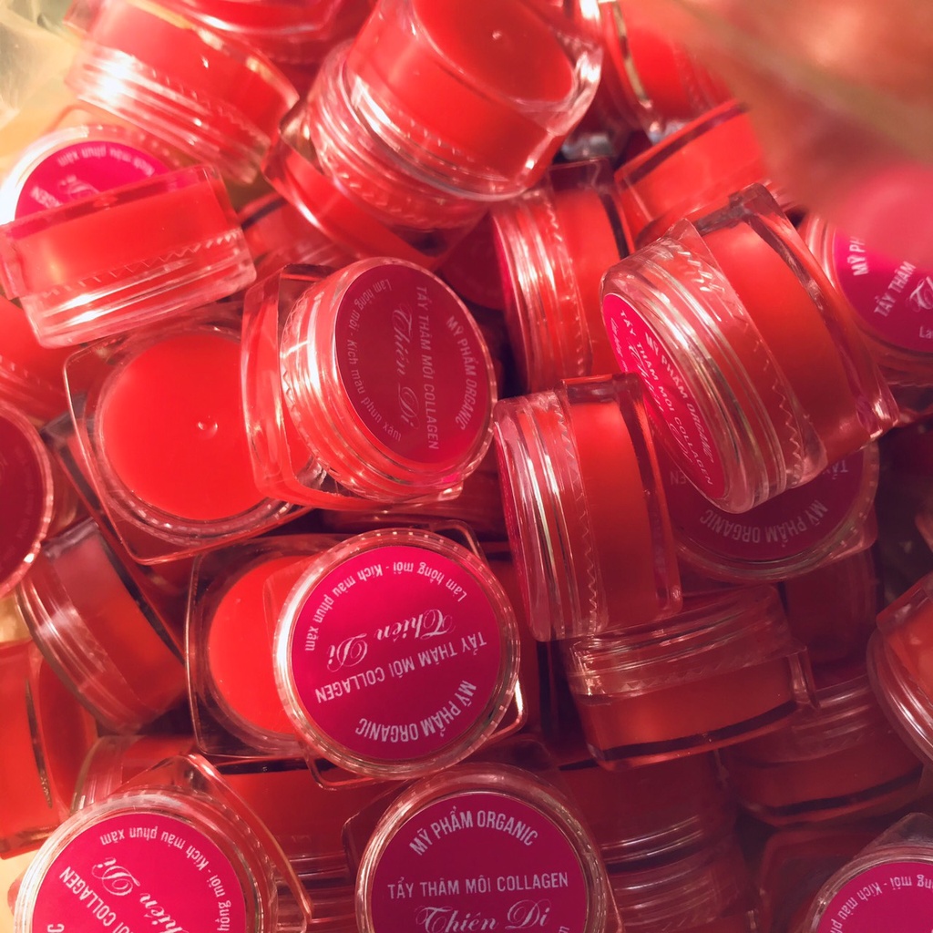 Dưỡng môi Collagen Thiên Di khử thâm môi, làm hồng môi và giúp môi mềm mịn an toàn 100% từ thiên nhiên
