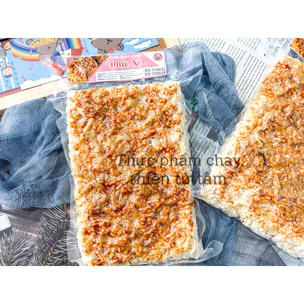 Cơm Cháy Chà Bông Chay Mix 10 Vị Đủ Loại Ăn Vặt Chay