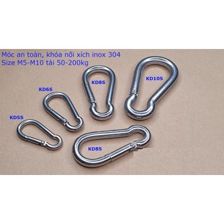 Móc xích bấm inox 304 [ Ø 6mm ]