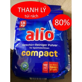 Thanh lý Bột rửa bát Alio 1.8kg bị rách nhỏ