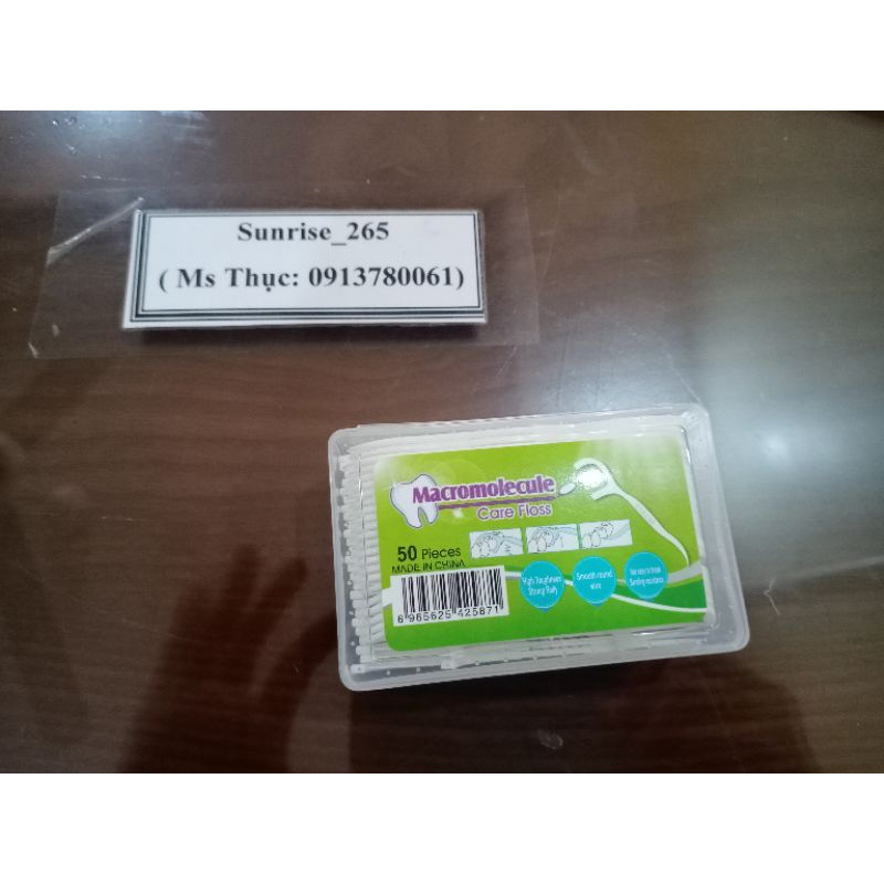 Hộp 50 Chiếc Tăm Chỉ Nha Khoa***