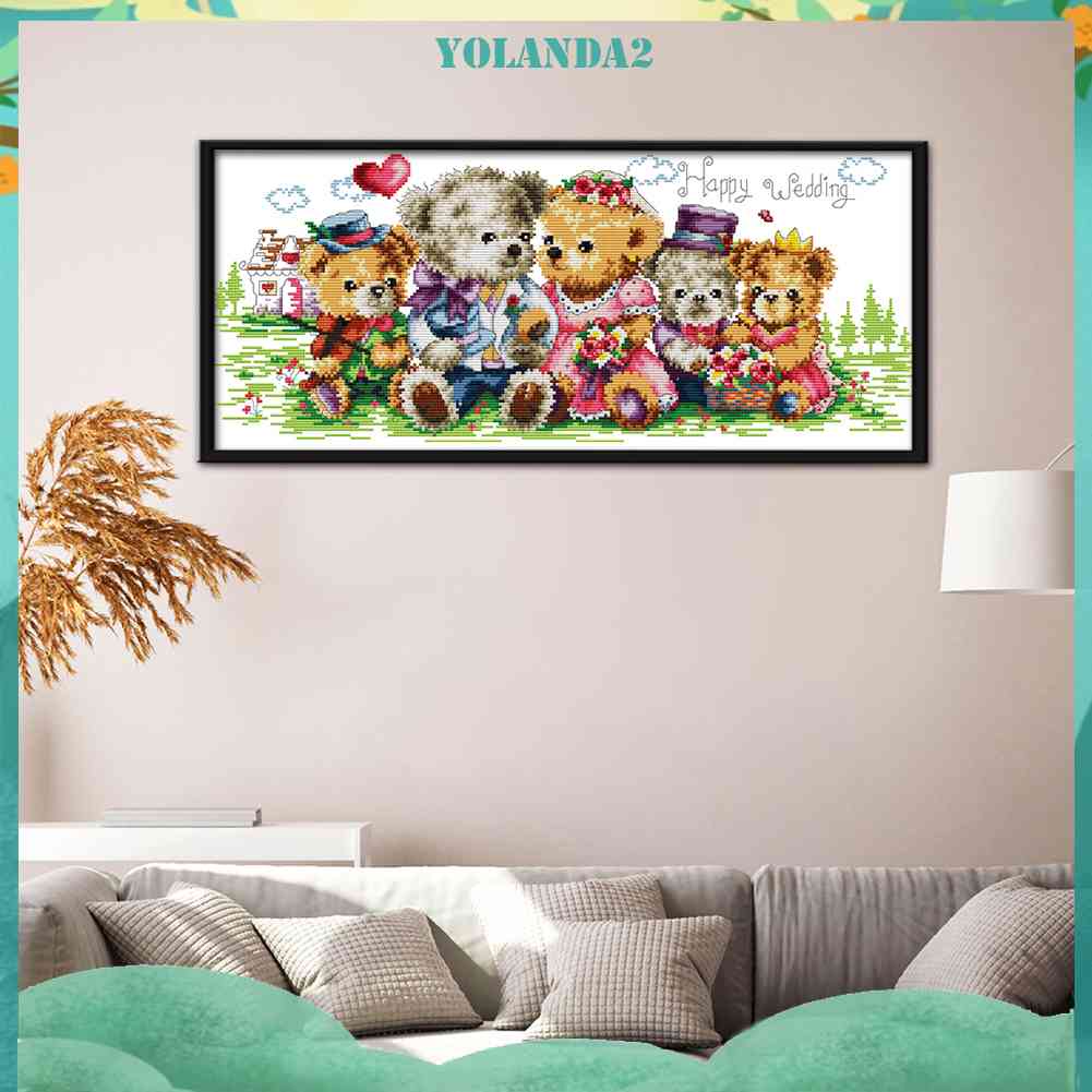 Tranh Thêu Chữ Thập 14CT Họa Tiết Hoạt Hình