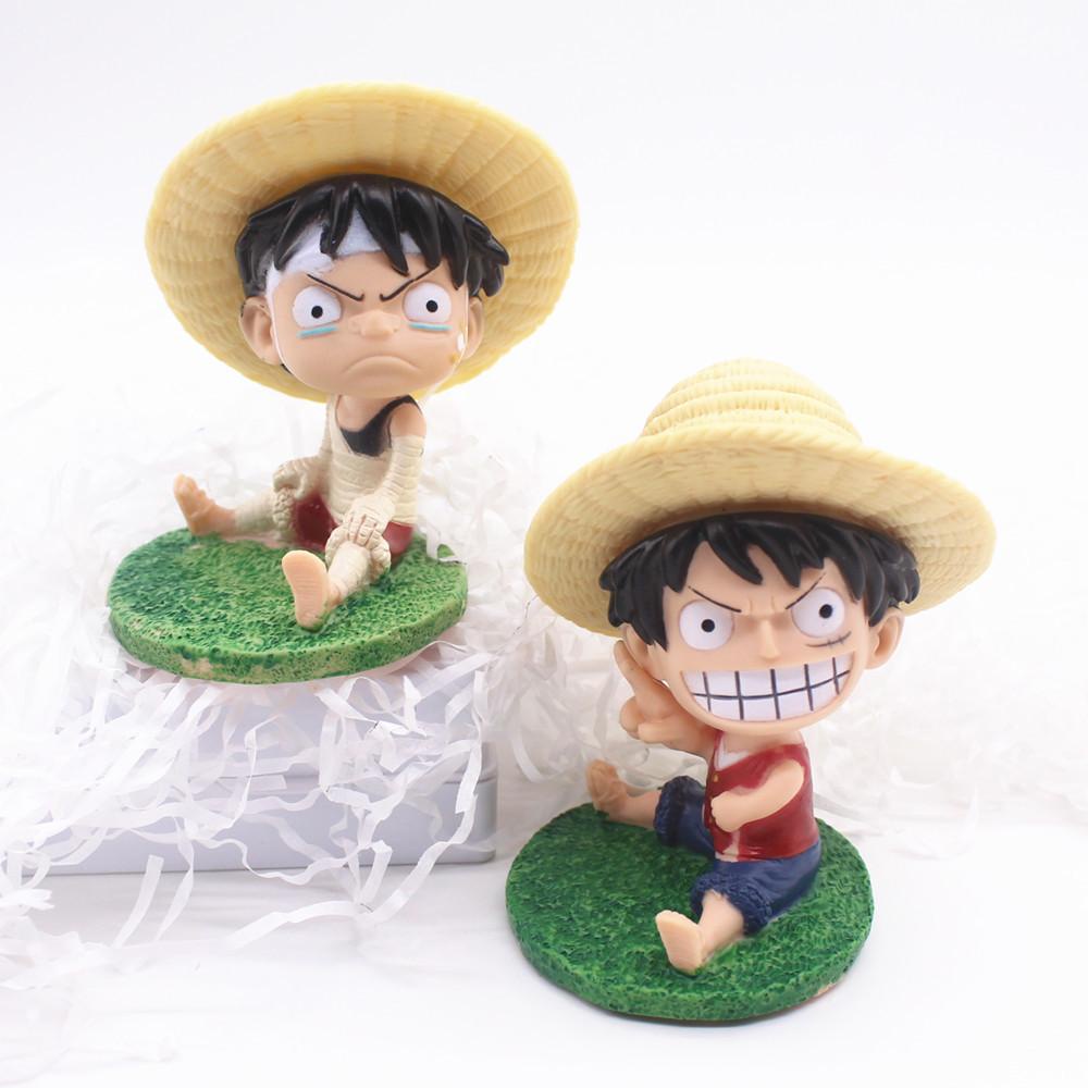 Mô Hình Luffy Chibi Ngồi Dễ Thương Siêu Nét 11cm