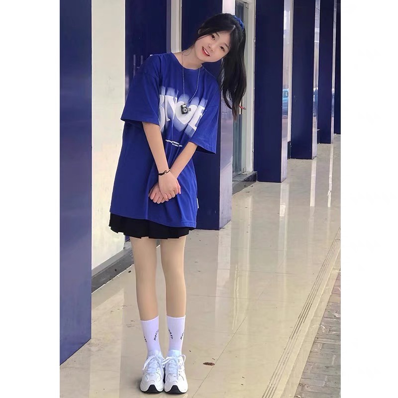 NRVP Áo Thun Unisex Mùa Hè Dáng Suông Tay Cộc Phong Cách Hàn Quốc Cho Nam Nữ