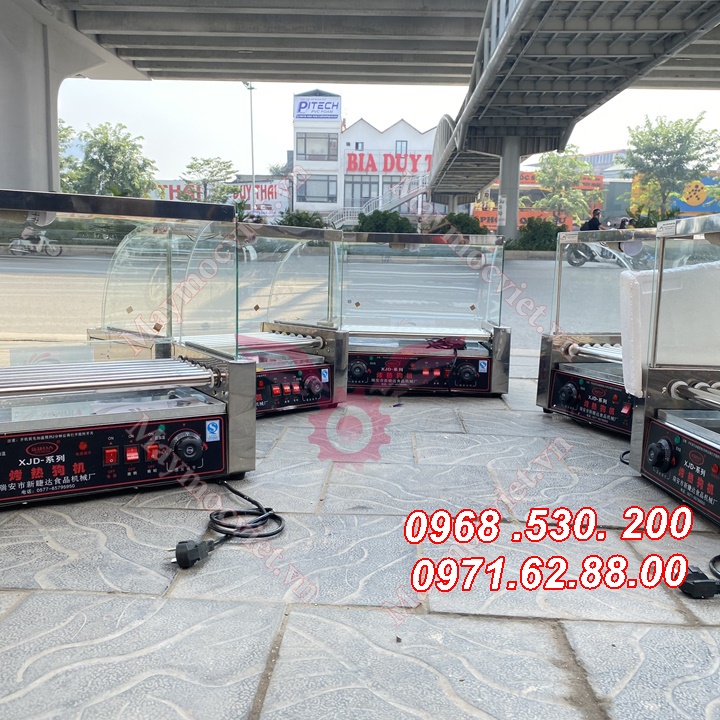 Máy nướng xúc xích 7 thanh cho quầy ăn nhanh trong siêu thị giá siêu rẻ