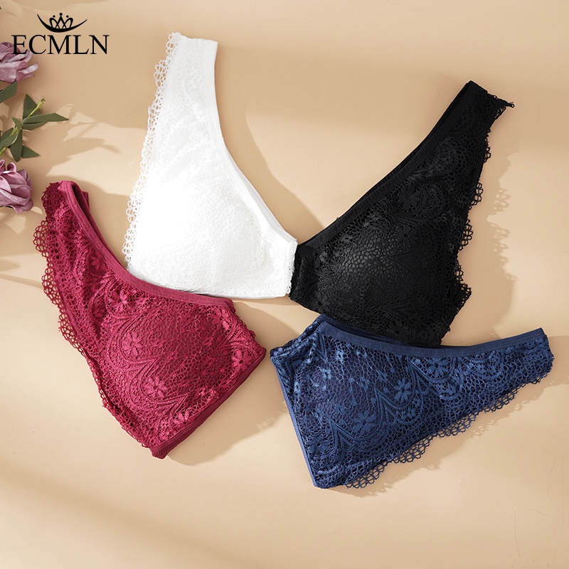 Áo Lót Nâng Ngực Hở Lưng Không Gọng Cổ Chữ V Khoét Sâu Phối Ren Gợi Cảm Cho Nữ