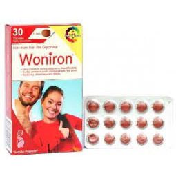 Woniron Bổ Sung Sắt Hữu Cơ Cho Bà Bầu- Hộp 30 Viên