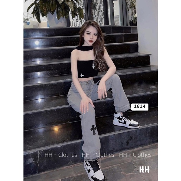 ÁO LEN CỔ YẾM HOA SEXY CHẤT ĐẸP MS13229