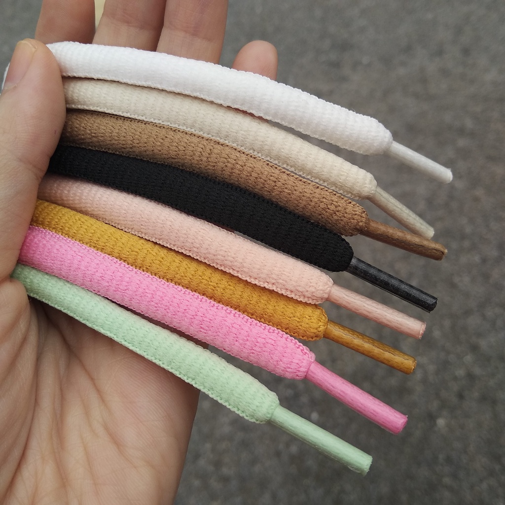 8mm Mập 140cm (8 màu) Dây giày oval bán nguyệt bản to thay thế sb dunk low dài 1m4