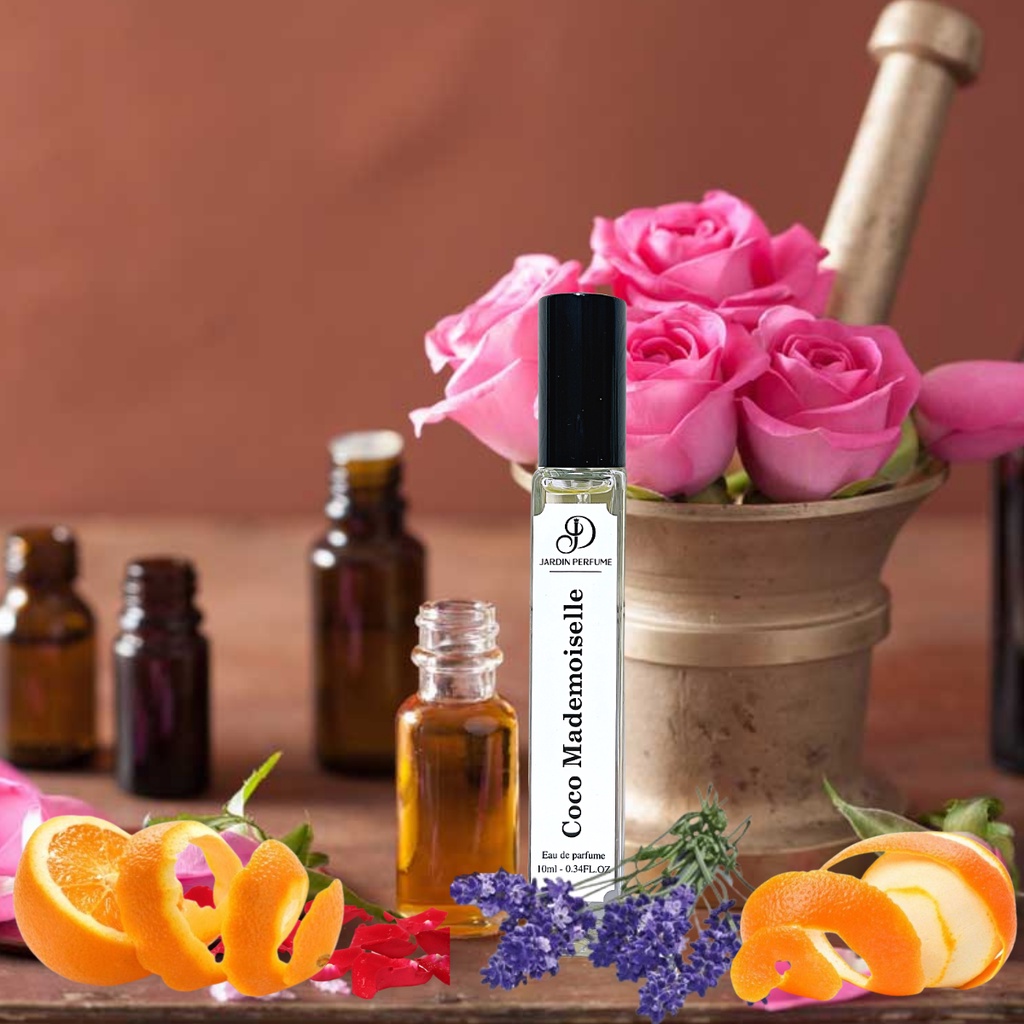 Tinh Dầu Nước Hoa Nữ Coco Mademoiselle Jardin Gợi Cảm , Quyến Rũ , Sang Trọng 10ml - Nước Hoa Nữ Lưu Hương 8 Tiếng