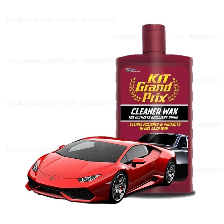 Kit Grand Prix Cleaner Wax 275 ml - Kem dưỡng bóng nước sơn 1 bước từ SC Johnson &amp; Son . DoChoiXeMayShop