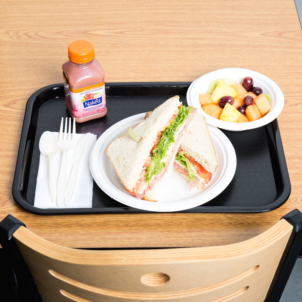 Khay nhựa Hàn Quốc Song Long chữ nhật, tròn bưng bê phục vụ nhà hàng, khách sạn