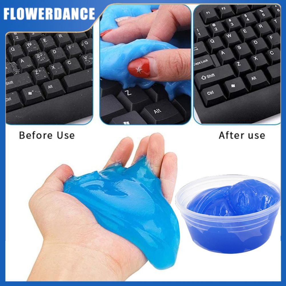 Sẵn Sàng Cổ-Magic Pha Lê Đa Năng Làm Sạch Keo Vệ Sinh Bàn Phím Laptop Bùn Xe Hơi Góc Chết Lau Bụi Mềm VỆ SINH KEO flowerdance