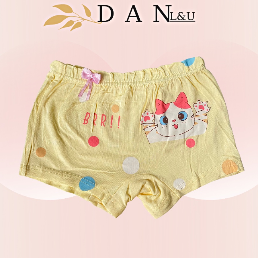 Quần Lót Cotton Co Dãn Thoải Mái Họa Tiết Siêu Xinh Dan L&U Ngẫu Nhiên