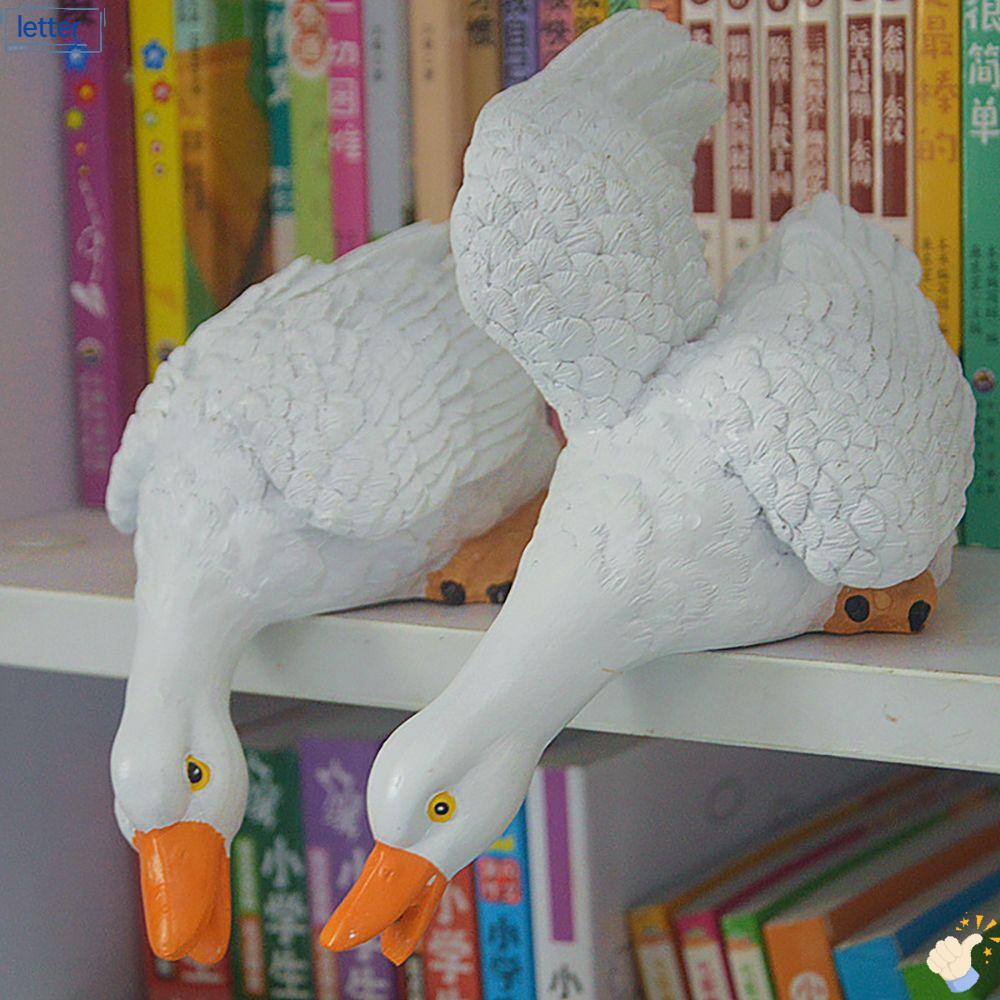 1 Cặp Tượng Vịt Uống Nước Trang Trí Trong Nhà / Ngoài Trời