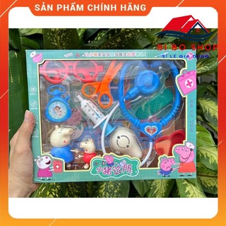 Bộ đồ chơi hộp bác sĩ và hình heo peppa Bi bo Shop- Quà tặng sinh nhật