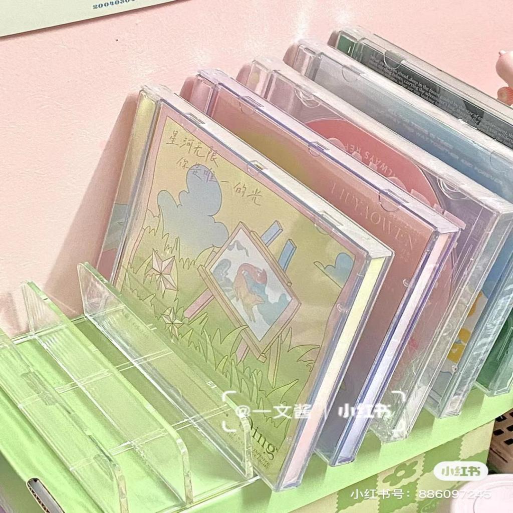 Hộp Đựng Đĩa CD Bằng Nhựa Trong Suốt 7 Ngăn Tiện Dụng