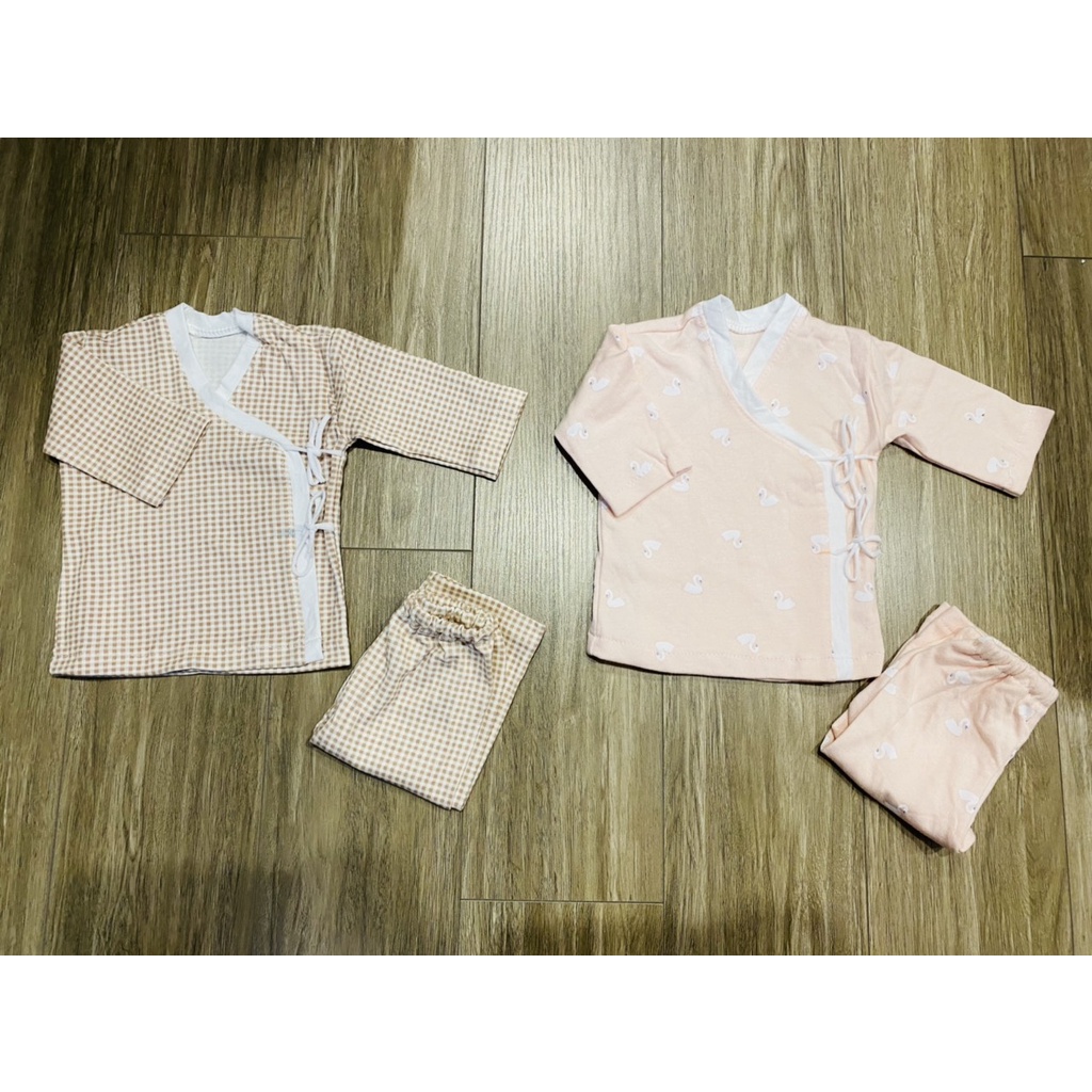 Bộ quần áo cho trẻ sinh non thiếu tháng ✨𝙎𝙞𝙯𝙚 𝙧𝙞𝙚̂𝙣𝙜✨Bộ dây buộc 100% cotton tự nhiên