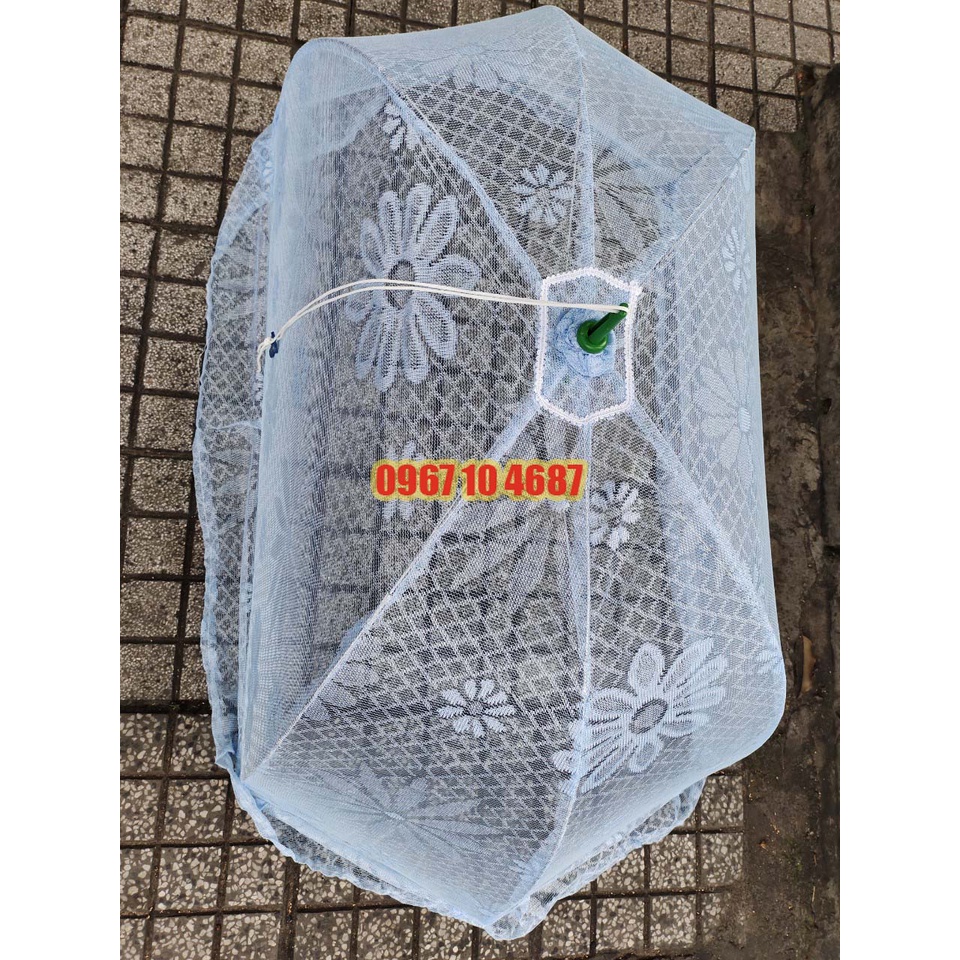 Màn chụp em bé made in việt nam khung thép cao cấp - Mùng chụp tự bung cho bé, trẻ em
