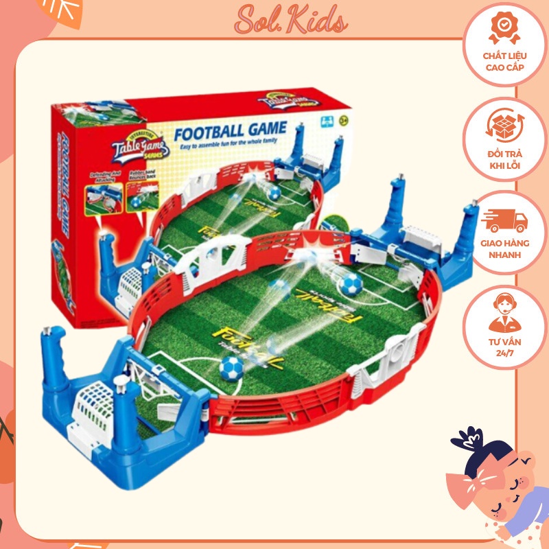 Bộ Đồ Chơi Bóng Đá Trên Bàn Cỡ To – Đồ Chơi Đá Banh Trẻ Em Gia Đình - Football Table Sport - Super Game