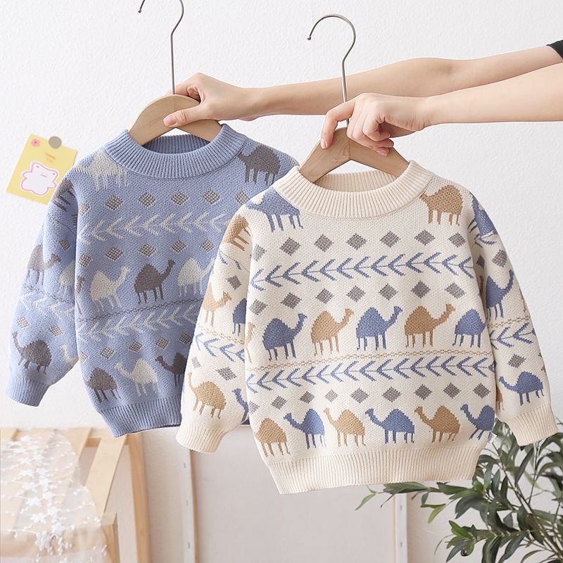 Áo sweater Cổ Tròn In Hoạt Hình Thời Trang Mùa Đông Dành Cho Bé Gái 8859