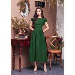 ĐẦM XOÈ TAY PHỒNG CỔ TRÒN