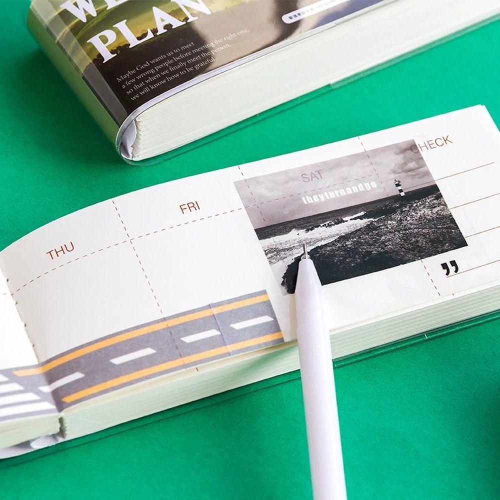 PEWANY Sổ Ghi Chú Vỏ Cứng Họa Tiết Núi Và Sông Sáng Tạo Dùng Trong Văn Phòng