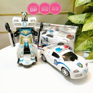 Robot biến hình đồ chơi ô tô cho bé
