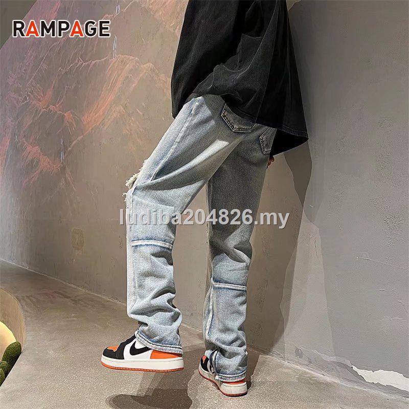 Seluar Quần Jean lelakitracksuit Lelakiramage Board Kẻ Caro Đường Phố Mùa Hè Cho Nam tr