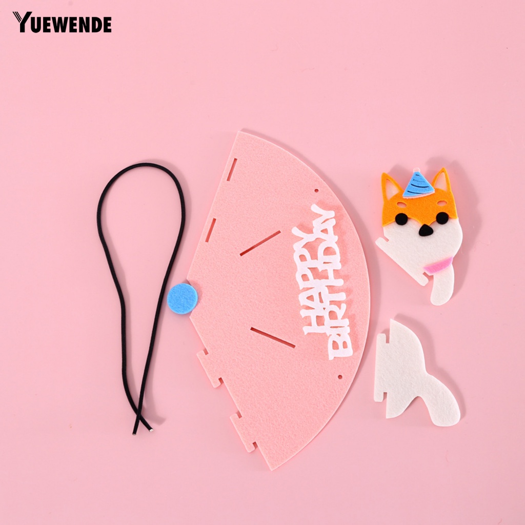 Mũ Đội Hình Mèo Hoạt Hình Ba Chiều Đầy Màu Sắc Quyến Rũ Dành Cho Tiệc Sinh Nhật