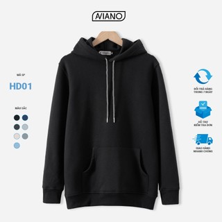 Áo Hoodie Unisex Nam Nữ Vải Nỉ Bông Cao Cấp VICERO