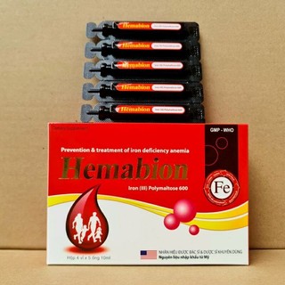 Hemabion bổ sung sắt 20 ống