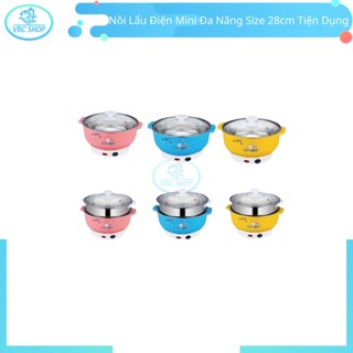 Nồi lẩu điện mini đa năng size 28cm tiện dụng, nồi lẩu điện mini cao cấp