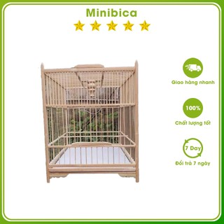 Khung lồng chim Minibica khung chào mào ép mộc tự lắp ráp kèm phụ kiện PK31