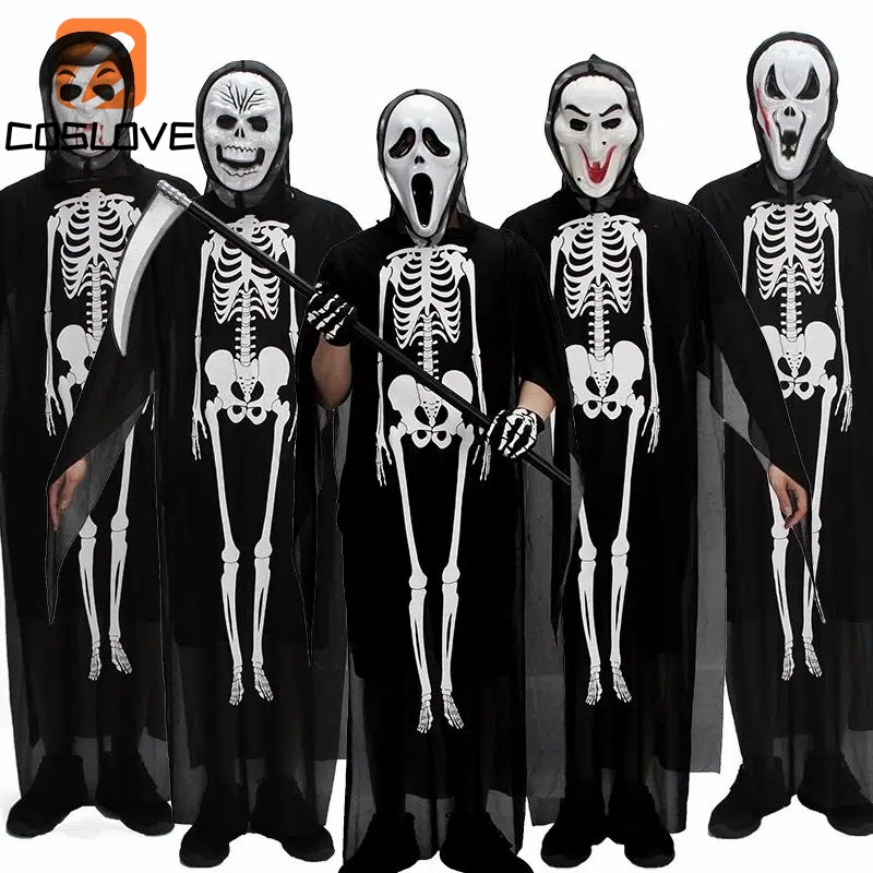 Trang Phục Hóa Trang Halloween 2022 Hình Bộ Xương Cho Nam Và Nữ