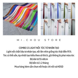 COMBO 15 LIGHT TÓC MÀU NỐI kèm chì nối hoặc chun nối