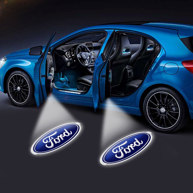 Đèn LED Chiếu Laser Chào Mừng Gắn Cửa Xe Hơi Ford ST FOCUS 2 3 Mondeo Fiesta Kuga MK2 MK3 MK4
