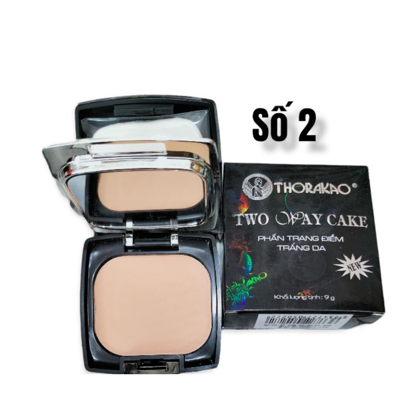 PHẤN TRANG ĐIỂM TRẮNG DA THORAKAO 9G   kiềm dầu tốt,tạo lớp phủ  mỏng, nâng tông giúp da trắng sáng