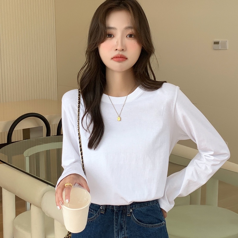 NRVP Áo Thun Nữ Dài Tay Thời Trang Hàn Quốc 2023