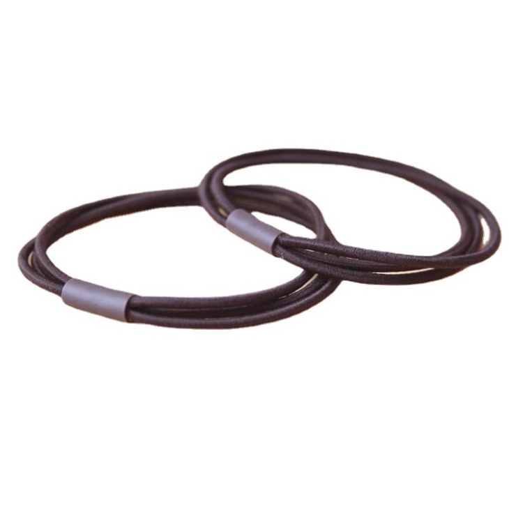 Dây buộc tóc trơn basic 3 vòng chắc chắn nhiều màu ZB15Z