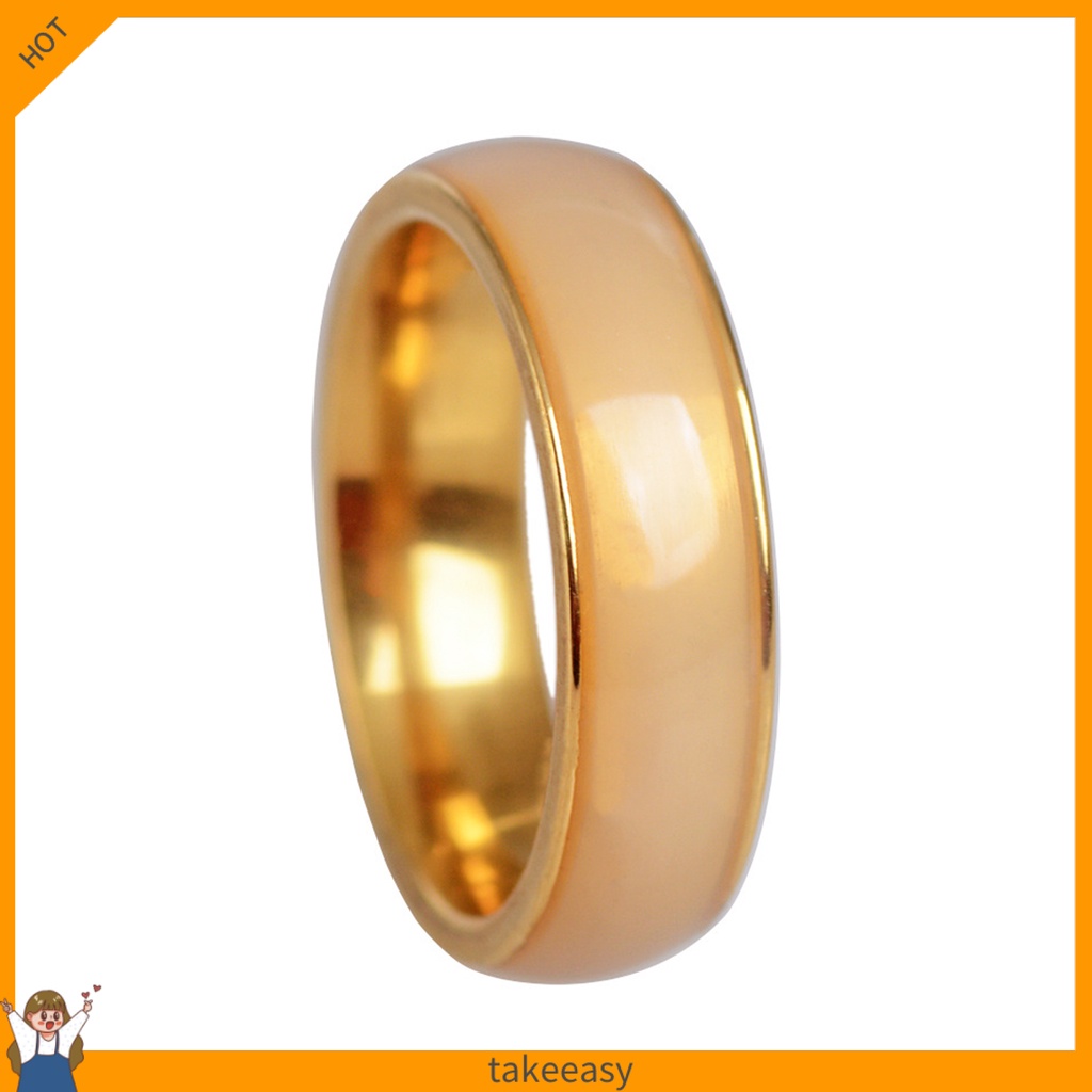 Nhẫn nam đính đá ngọc bích nhân tạo màu xanh lá đơn giản