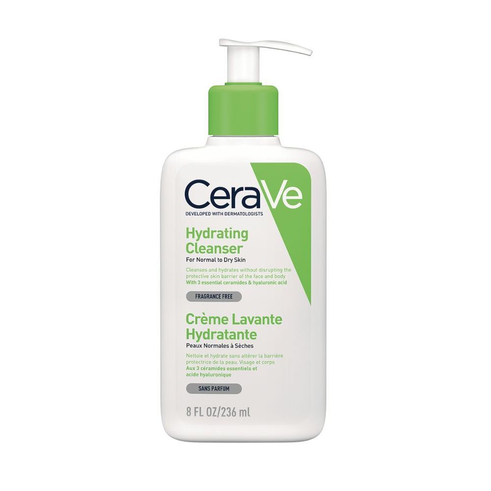 Sữa rửa mặt Cerave Foaming/Hydrating Cleanser làm sạch dịu nhẹ cho da