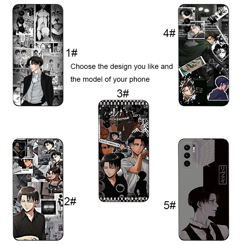 Ốp Điện Thoại Silicon Mềm Hình Levi Ackermann Attack On Titan Cho Realme Narzo 30 30A 20 Pro C21 C25 C21Y C25Y XT X2 X Lite EDC66