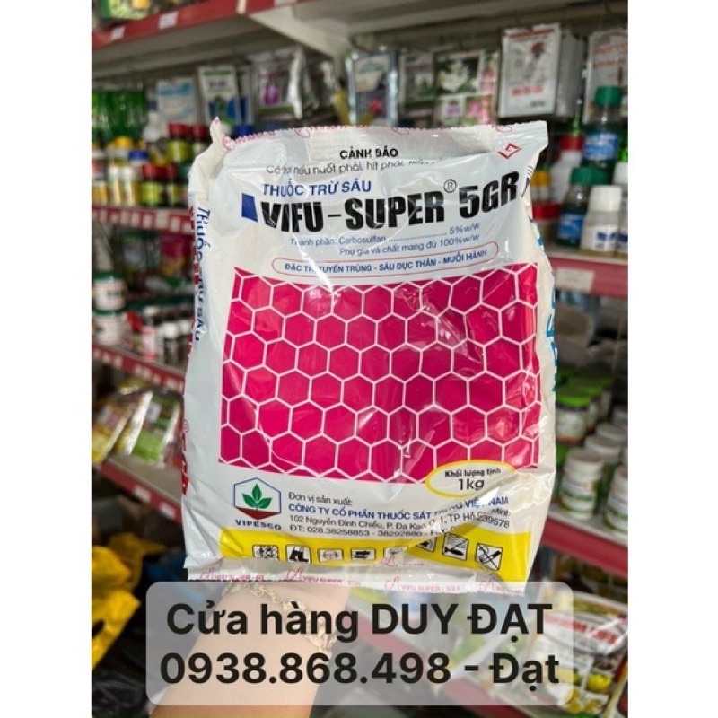 Gói 1kg - hạt màu tím dạng hạt rải bảo vệ cây trồng, trừ kiến trong đất, quản lí côn trùng dưới đất
